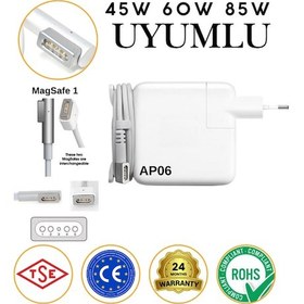 Resim Apple İle Uyumlu Mac A1343 Sarj Aletı 85w Magsafe 1 