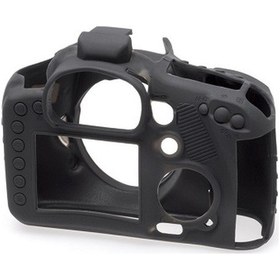 Resim Easycover Canon 7D Silikon Kılıf Ecc7Db(Siyah) 