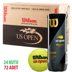Resim Us Open Koli Tenis Topu - 3'lü 24 Kutu 