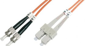 Resim BC-FO-6STSC-01 Beek ST-SC Fiber Optik Patch Kablo, 1 metre, Multimode, 3.0mm Duplex, 62.5/125, OM 1, LSZH 