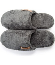 Resim Peluche Gri Erkek Ev Terliği 25E-T1 - 2 