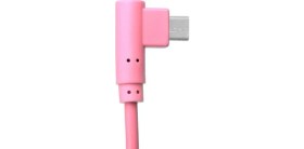 Resim Profisher Djı Mavic Pro 90° Sağa Açılı Mikro USB Otg Renkli Tablet Uzatma Ara Kablosu 17CM Pembe 