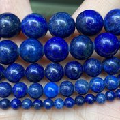 Resim ASVRAI U Doğal Lapis Lazuli Taş Yuvarlak Boncuklar, 15 İnç, Takı Yapımı DIY Bileklikler, Boncuk Karışımları, 4/6/8/10/12mm, Beadstone Takı Yapım Malzemeleri 
