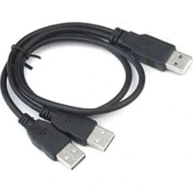 Resim Lunatic 2249 USB 70 cm Y Kablo Harici HDD Hard Disk Power Data Kablosu USB 2.0 Y Kablo Harici HDD Hard Disk Power & Data Kablosu 