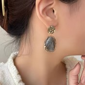 Resim 1 Çift Vintage Esintili Göz Alıcı Küpeler, Çinko Alaşımı, Abartılı Moda, Şık Lüks Mizaç, Çok Yönlü Günlük Giyim Kulak Çivileri 