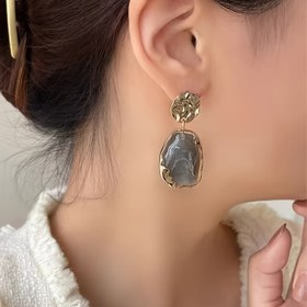 Resim 1 Çift Vintage Esintili Göz Alıcı Küpeler, Çinko Alaşımı, Abartılı Moda, Şık Lüks Mizaç, Çok Yönlü Günlük Giyim Kulak Çivileri 