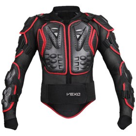 Resim Vexo Unisex Siyah Kırmızı Full Koruma 