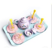 Resim Birlik Oyuncak 22 Parça Ince Belli Bardak Çay Seti Oyuncak 