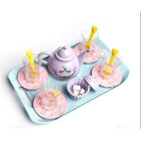 Resim Birlik Oyuncak 22 Parça Ince Belli Bardak Çay Seti Oyuncak 