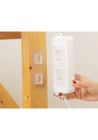 Resim 5 Çift Çift Taraflı Askılık Kanca Askılığı Organizer Çok Renkli 