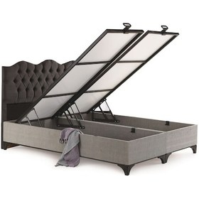 Resim Azrayatakmobilya Çift Kişilik Comfort Yatak+Baza+Modelli Başlık 