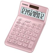 Resim Casio JW-200SC-PK 12 Haneli Masaüstü Pembe Hesap Makinesi 