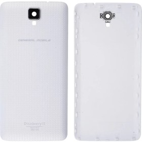 Resim Nokta Teknik General Mobile Discovery 2 Arka Kapak Batarya Pil Kapağı Beyaz 