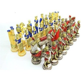 Resim Kenpazar Satranç Taşı Polyester Büyükboy Truva Dekoratif Hediyelik 