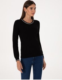 Resim Pierre Cardin Kadın Siyah Kazak /triko 50315910-vr046 Siyah 