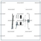 Resim Yay fren tabla d-max 02-06 4x2 sol (takim) 8972548561 