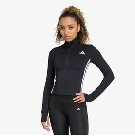 Resim Adidas Workout Essentials 3 Bantlı Kadın Siyah Antrenman Eşofman Üstü Kb7843 
