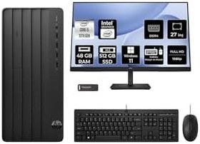 Resim HP Pro Tower 290 G9 i5 13500 48GB 512GB SSD W11P Masaüstü Bilgisayar + 27" Monitör 