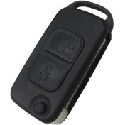 Resim Mercedes Benz Slk E113 A İçin Flip Katlanır Kesilmemiş Bıçak Anahtar Kabuk Kılıfı 