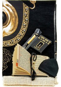 Resim Hacerül Esved Desenli Şönil Seccade Seti-6 