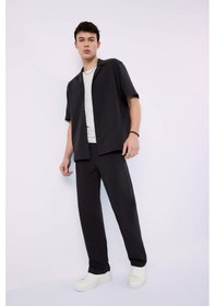 Resim DeFacto Bol Rahat Kesim Wide Leg Üç Cepli Geniş Paça Yazlık Pantolon F3147AX25SPAR104 