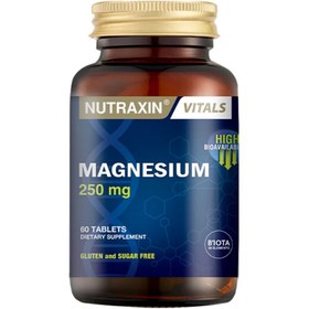 Resim NUTRAXIN Magnesium 250mg 60 Tablet 