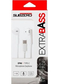 Resim Subzero EP40 Type-C Mikrofonlu Kulak İçi Kulaklık 