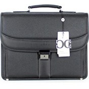 Resim Başkent Çanta Deri Evrak Çantası Laptop Bölmeli 15.6" Siyah 