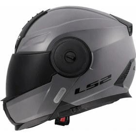 Resim Ls2 Scope 2 Nardo Gri Kask (Siyah Vizör) 