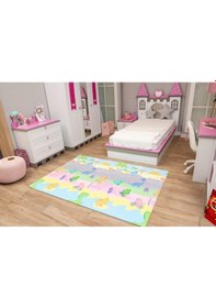Resim Dino Park Premium Oyun Matı / Halısı 140cm 195cm 12mm Mat030 