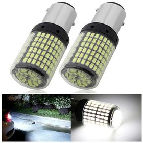 Resim 93 Tek Duy Led P21W Ba15S 144 Ledli Beyaz 2 Adet 