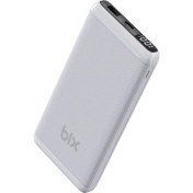Resim Bix BXPB107 10000MAH 20W Pd Type-C ve Usb-A Scp 22.5W Qc 3.0 18W Çift Çıkışlı LED Ekranlı Powerbank Beyaz 