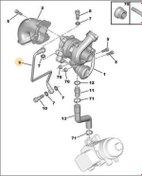 Resim PEUGEOT 0379.62 TURBO HORTUMU 206 207 307 / XSARA II C1 C2 C3 DV4 