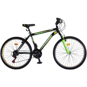 Resim Belderia Vision Tiger 26 Jant Bisiklet Siyah Neon Sarı 