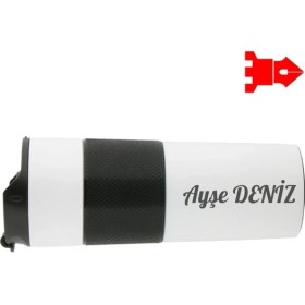 Resim Kişiye Özel Isim Baskılı French Press Termos 500 ml Kapasite Bitki Çayları Kahve Vb Kullanım Alanları 