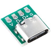 Resim USB Type C 4 Pin DIP Çevirici Pcb Usb Dip Adaptör Kart Oem