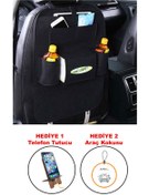 Resim Apex Araç Içi Koltuk Arkası Eşya Düzenleyici Ceplik Çanta Araba Oto Seyahat Organizeri Toplayıcı Keçe 