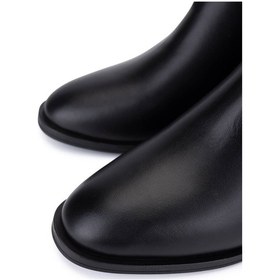 Resim Tamer Tanca Kadın Hakiki Deri Siyah Topuklu Bot 488 4004 Bn Bot Sk25-26 Sıyah Siyah 