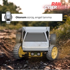 Resim RAN Projects CYBERTRUCK: Kodlanabilir Bluetooth'lu Yeni Nesil Eğitici Eğlenceli Kendin Yap Araba 