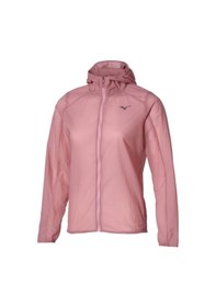 Resim Mizuno Tech Light Hodded Jacket Kadın Yağmurluk Pembe Çok Renkli 