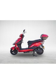 Resim MOTOLUX Alf Lüx Plus Kımızı 5 Akülü Elektrikli Motosiklet 