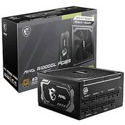 Resim MSI MAG A1000GL Gen5 1000 W Power Supply 