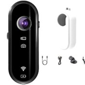 Resim Lasonstiges Hd Cep Aksiyon Kamerası Rıde Wifi Mini Spor Kamerası Kask Seyahat Bisiklet Sürücüsü Için Su Geçirmez Kılıflı Sarsıntı Önleyici 