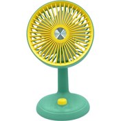 Resim bigmate Mini Masa Fanı Taşınabilir Serinletici Şarjlı Vantilatör 3 Kademeli Hız Ayarı Ym88160 