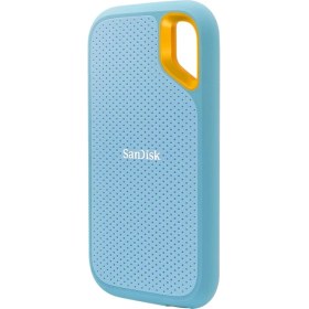 Resim 2tb Extreme Taşınabilir SSD - 1050MB/S'YE Kadar, Usb-C, USB 3.2 Gen 2, IP65 Su ve Toz Direnci, Güncellenmiş Firmware, Sky Blue - Harici Katı Hal Sürücüsü - SDSSDE61-2T00-G25B 