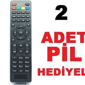Resim Yumatu Full Hd Wifi Uydu Alıcı Kumandası 2 Adet Pil 
