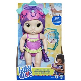 Resim Nessiworld Baby Alive Güneş Işığı Seven Bebeğim F2568 