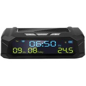 Resim Springsun Araç İçi Sıcaklık Gösterici Solar Saat - Dijital Saat, Tarih, Hafta Fonksiyonlu, Uzun Pil Ömrü, Lcd Ekranlı C05 