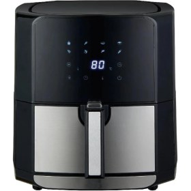 Resim Dijital 5.5 Lt Yağsız Fritöz, 1700W, Siyah, Sağlıklı ve Pratik Pişirme Aracı 