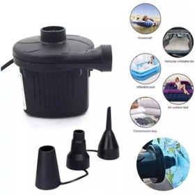 Resim Adil Baba Iki Yönlü 45w Ev Kullanımına Uygun Şişirme Ve Söndürme Elektrikli Hava Pompası 